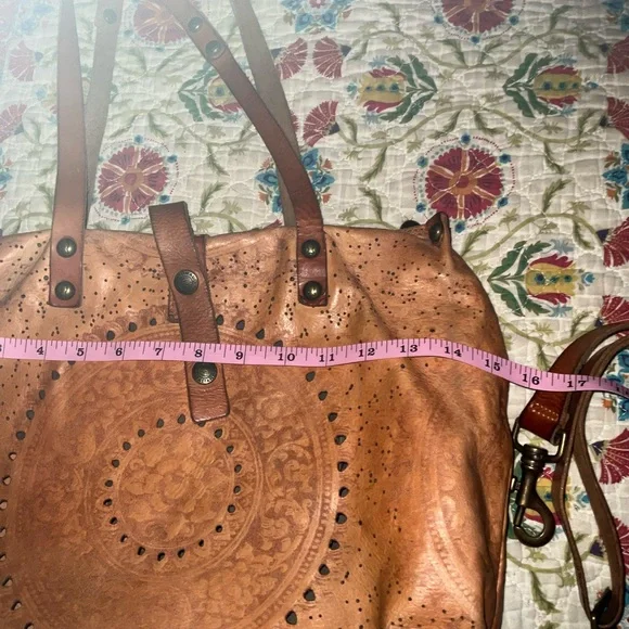 Campomaggi Brown Leather Tote with Vintage excellent condition - Picture 2 of 12